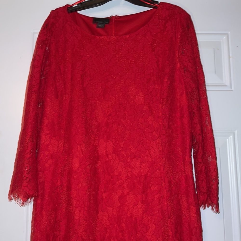 Red Covington Dress size XL - Picture 2 of 9